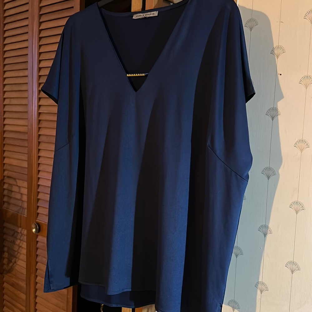 Navy blue shirt